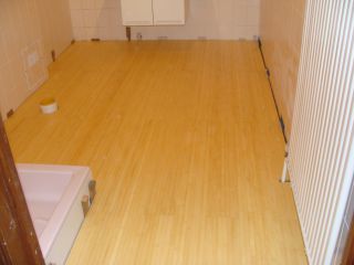 Parquet en bambou naturel verni "horizontal"