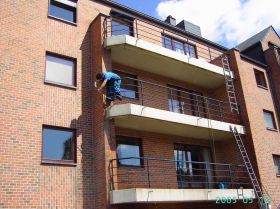 Nettoyage haute pression des balcons